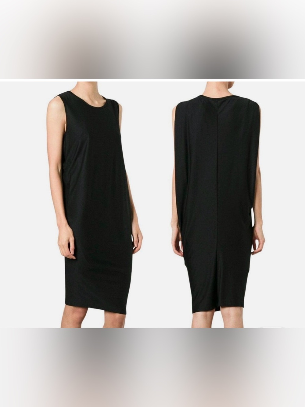 Helmut Lang Sync Drape Jersey Dress Size M